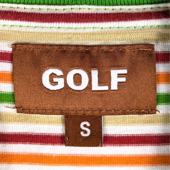 Golf Wang Striped T-Shirt Heart Tee Multicolor 100% Cotton Men’s S Tyler Shirt - Picture 2 of 4